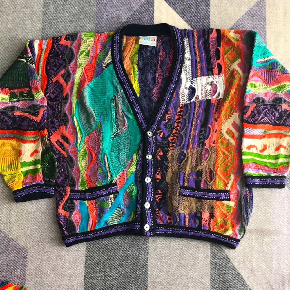 Authentic Coogi Cardigan size Small